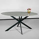 Lizzely Garden & Living Eettafel ovaal 160cm Figo marmerlook grijs ovale tafel steen Lizzely Garden & Living Eettafel ovaal 160cm Figo marmerlook grijs ovale tafel steen