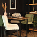 Lizzely Garden & Living Barkruk Inge donkergroen ribstof barstoel Lizzely Garden & Living Barkruk Inge donkergroen ribstof barstoel