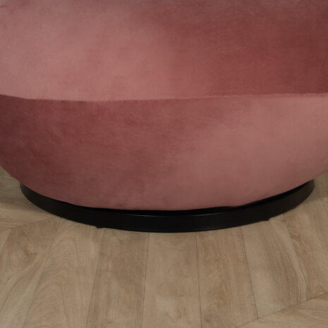 Lizzely Garden & Living Draai fauteuil Lara velvet oud roze draaibare fauteuil Lizzely Garden & Living Draai fauteuil Lara velvet oud roze draaibare fauteuil