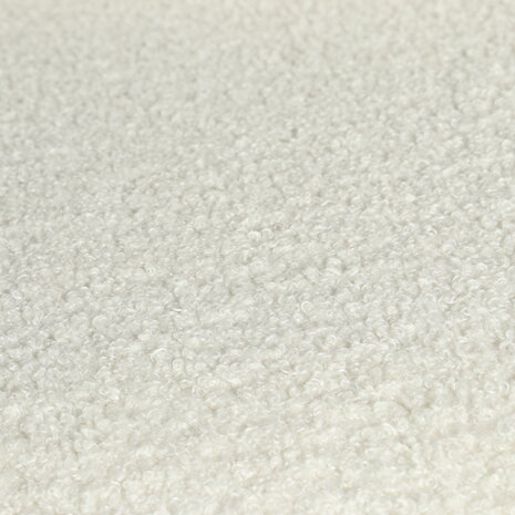 Lizzely Garden & Living Zitbank Belle 2 zits teddy wit bankstel 140cm stof incl. 2 kussens bank