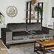 Lizzely Garden & Living Zitbank Zora 2,5-zits antraciet velvet bank stof bankstel Lizzely Garden & Living Zitbank Zora 2,5-zits antraciet velvet bank stof bankstel
