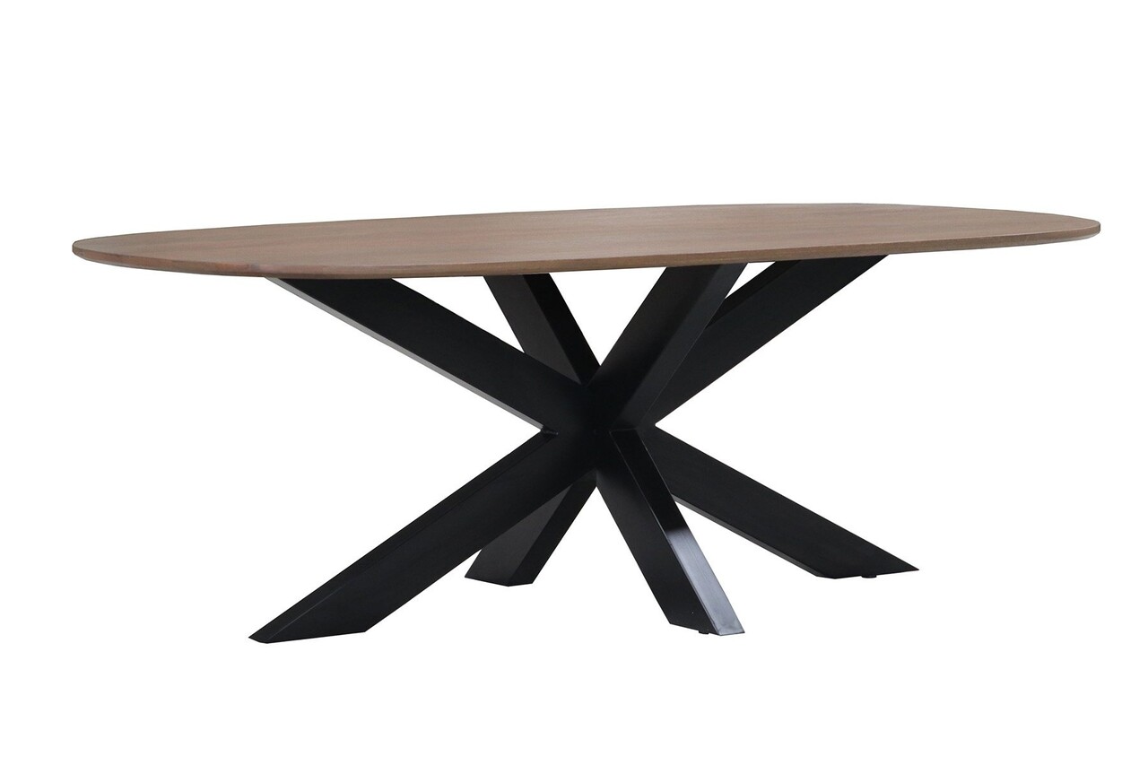 Eettafel deens ovaal mangohout 180cm Austin walnoot bruin ovale tafel duurzaam mango eetkamertafel Eettafel deens ovaal mangohout 180cm Austin walnoot bruin ovale tafel duurzaam mango eetkamertafel