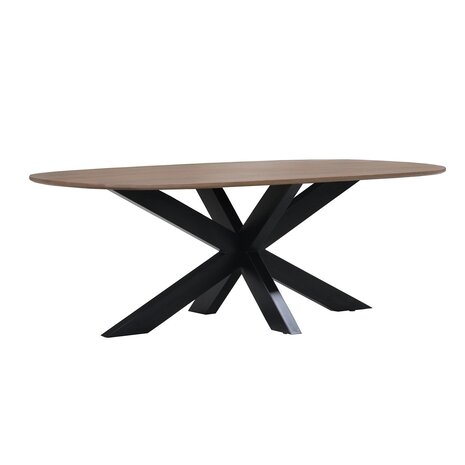 Lizzely Garden & Living Eettafel deens ovaal mangohout 180cm Austin walnoot bruin ovale tafel duurzaam mango eetkamertafel Lizzely Garden & Living Eettafel deens ovaal mangohout 180cm Austin walnoot bruin ovale tafel duurzaam mango eetkamertafel