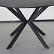 Lizzely Garden & Living Tweedekansmodel: Eettafel rond Ronsi zwart 130cm ronde tafel Lizzely Garden & Living Tweedekansmodel: Eettafel rond Ronsi zwart 130cm ronde tafel
