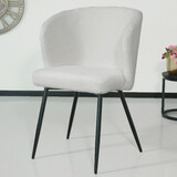 Lizzely Garden & Living Eetkamerstoel teddy wit Felix eetstoel Lizzely Garden & Living Eetkamerstoel teddy wit Felix eetstoel