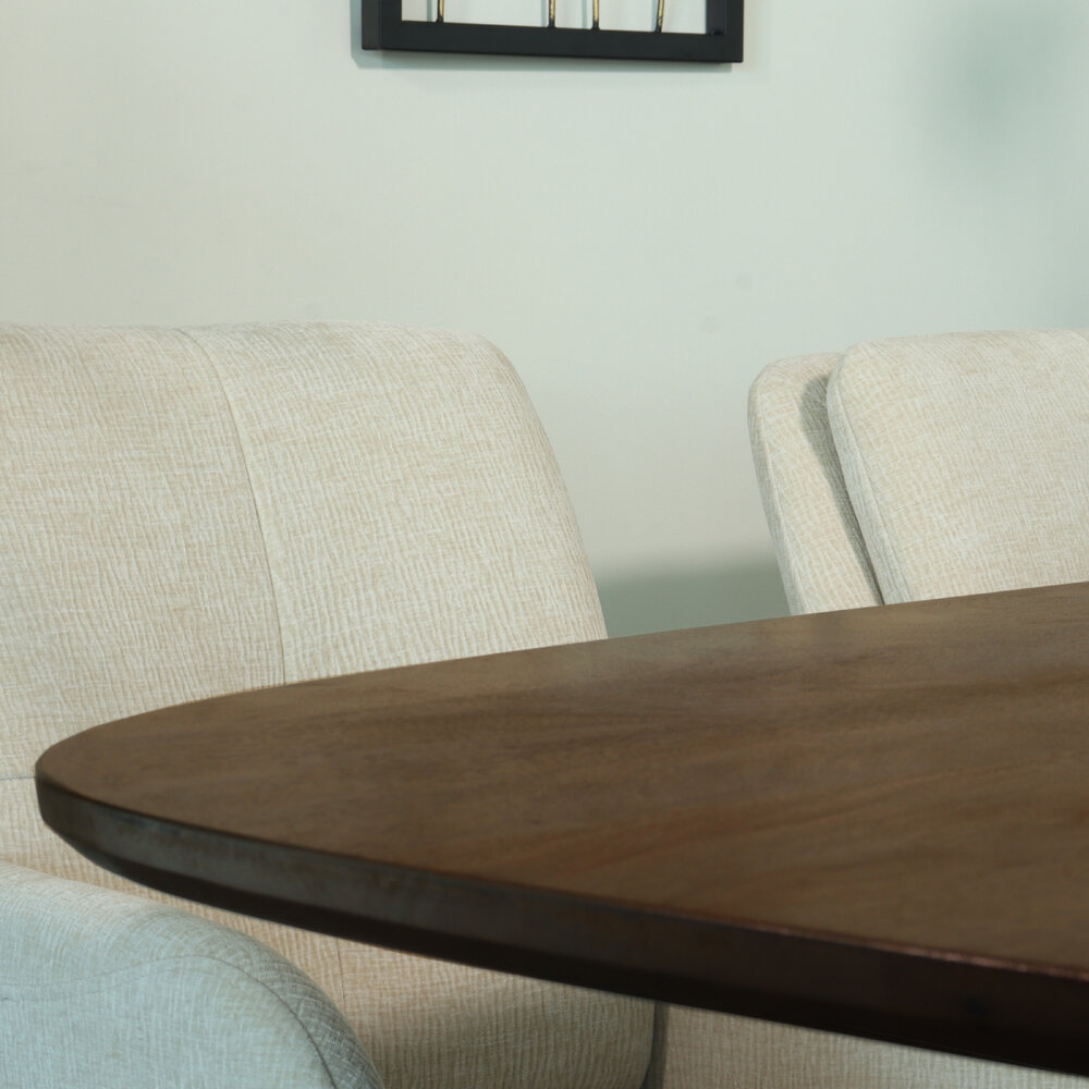 Eettafel deens ovaal mangohout 180cm Austin walnoot bruin ovale tafel duurzaam mango eetkamertafel Eettafel deens ovaal mangohout 180cm Austin walnoot bruin ovale tafel duurzaam mango eetkamertafel