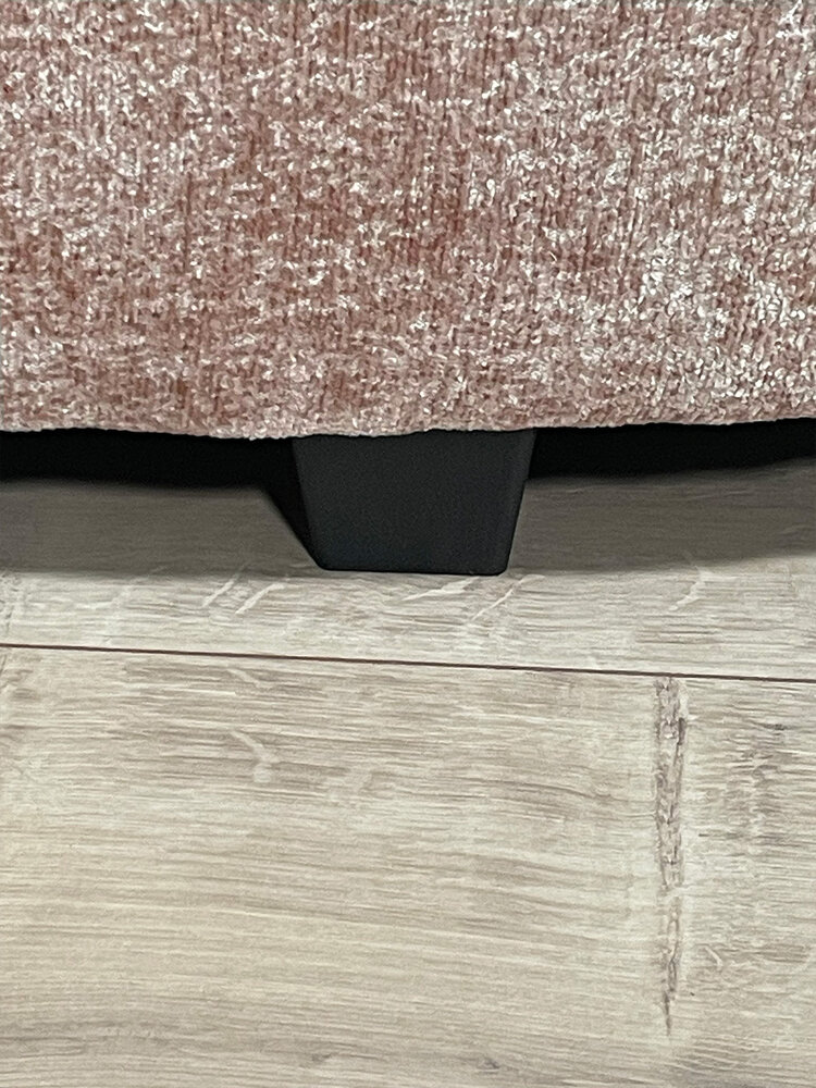 Hoekbank Lando 270cm bank taupe chenille bankstel rechts loungebank