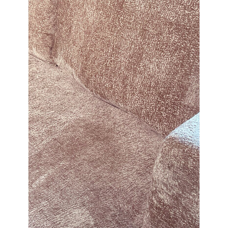 Lizzely Garden & Living Hoekbank Lando 270cm bank taupe chenille bankstel bankstel links loungebank