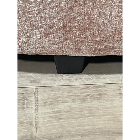 Lizzely Garden & Living Hoekbank Lando 270cm bank taupe chenille bankstel bankstel links loungebank