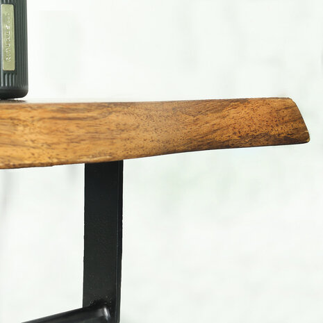 Lizzely Garden & Living Kapstok Dexter 100cm wandplank met 6 haken bruin wandkapstok mango hout muurdecoratie Lizzely Garden & Living Kapstok Dexter 100cm wandplank met 6 haken bruin wandkapstok mango hout muurdecoratie