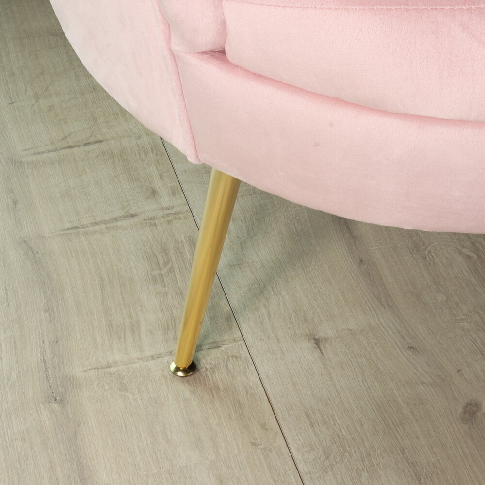 Zitbank Belle 3 zits Velvet roze bankstel 180cm stof bankstel incl. 3 kussens bank Zitbank Belle 3 zits Velvet roze bankstel 180cm stof bankstel incl. 3 kussens bank