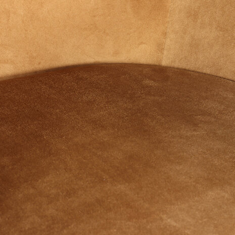 Lizzely Garden & Living Eetkamerstoel met armleuning Ares velvet bruin eetstoel Lizzely Garden & Living Eetkamerstoel met armleuning Ares velvet bruin eetstoel