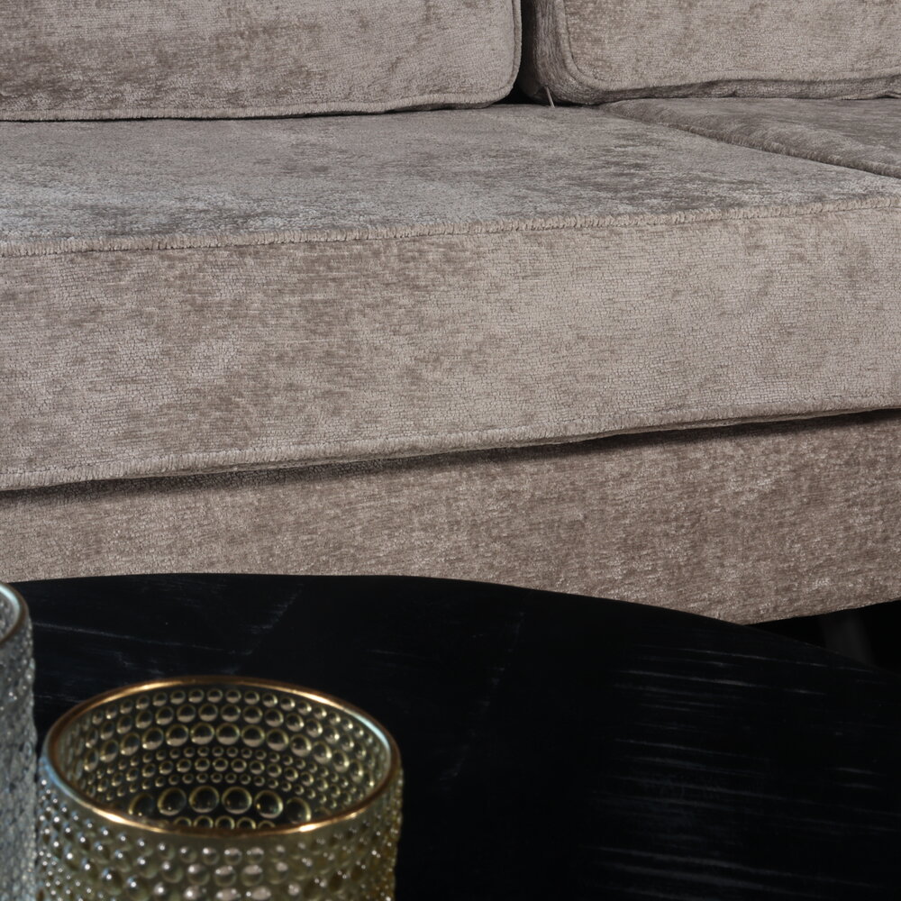 Hoekbank design Lizza 270cm bank grijs chenille loungebank zowel links als rechts bankstel Hoekbank design Lizza 270cm bank grijs chenille loungebank zowel links als rechts bankstel