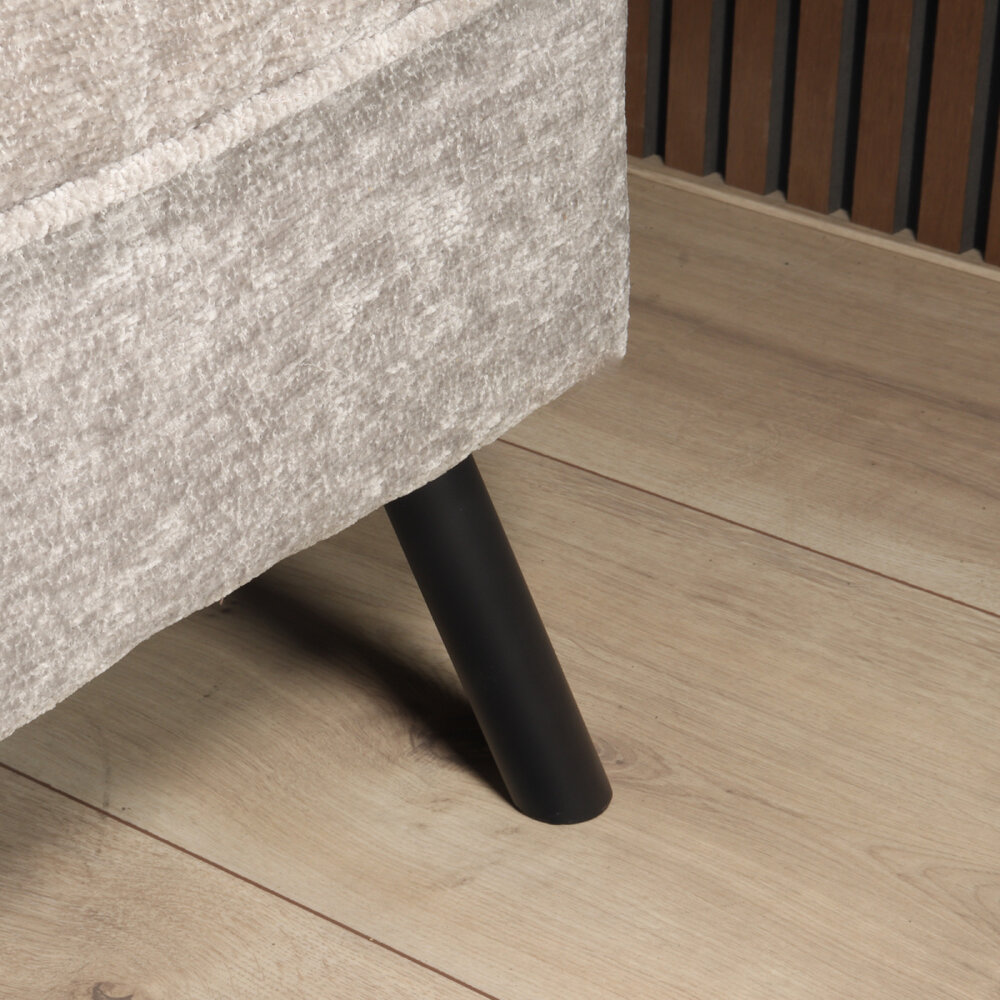 Hoekbank design Lizza 270cm bank grijs chenille loungebank zowel links als rechts bankstel Hoekbank design Lizza 270cm bank grijs chenille loungebank zowel links als rechts bankstel