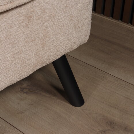 Lizzely Garden & Living Hoekbank design Lizza 270cm bank beige chenille loungebank zowel links als rechts bankstel Lizzely Garden & Living Hoekbank design Lizza 270cm bank beige chenille loungebank zowel links als rechts bankstel