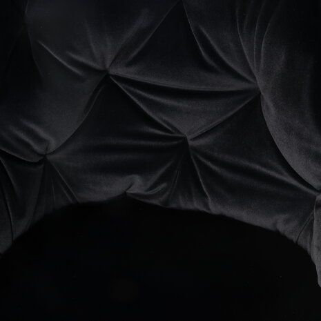 Lizzely Garden & Living Eetkamerstoel draaibaar Tamara zwart velvet draaibare eetstoel Lizzely Garden & Living Eetkamerstoel draaibaar Tamara zwart velvet draaibare eetstoel