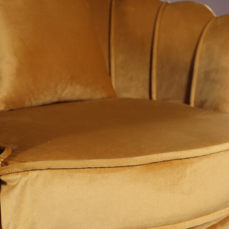 Lizzely Garden & Living Fauteuil zitbank 1 persoons Anna goud