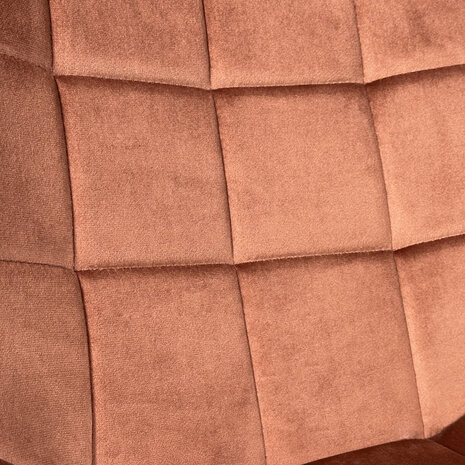 Lizzely Garden & Living Eetkamerstoel De Vince bruin velvet eetstoel Lizzely Garden & Living Eetkamerstoel De Vince bruin velvet eetstoel