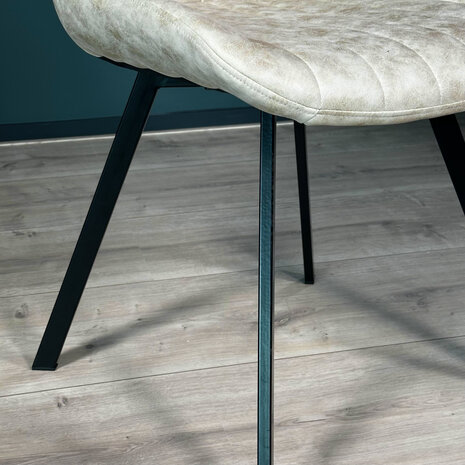 Lizzely Garden & Living Eetkamerstoel Susta beige microvezel eetstoel Lizzely Garden & Living Eetkamerstoel Susta beige microvezel eetstoel