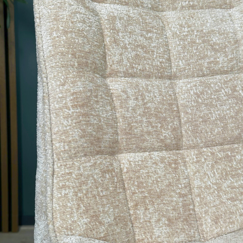 Eetkamerstoel De Vince beige chenille eetstoel Eetkamerstoel De Vince beige chenille eetstoel