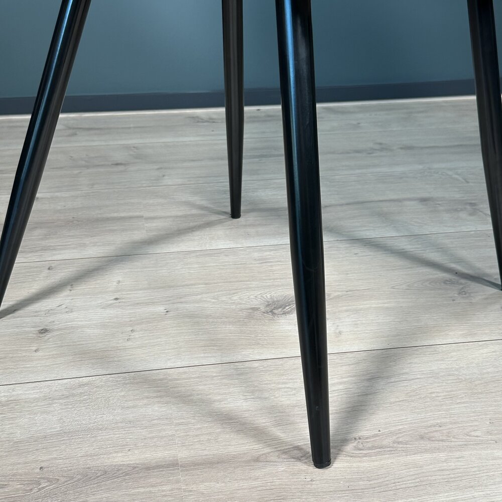 Eetkamerstoel De Vince beige chenille eetstoel Eetkamerstoel De Vince beige chenille eetstoel