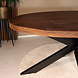 Lizzely Garden & Living Tweedekansmodel: Eettafel ovaal mangohout 180cm James bruin ovale industriële tafel duurzaam mango eetkamertafel Lizzely Garden & Living Tweedekansmodel: Eettafel ovaal mangohout 180cm James bruin ovale industriële tafel duurzaam mango eetkamertafel