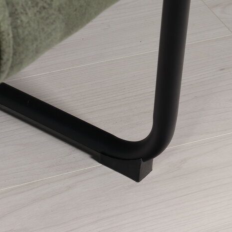 Lizzely Garden & Living Eetkamerstoel met armleuning Indy donkergroen microvezel eetstoel Lizzely Garden & Living Eetkamerstoel met armleuning Indy donkergroen microvezel eetstoel