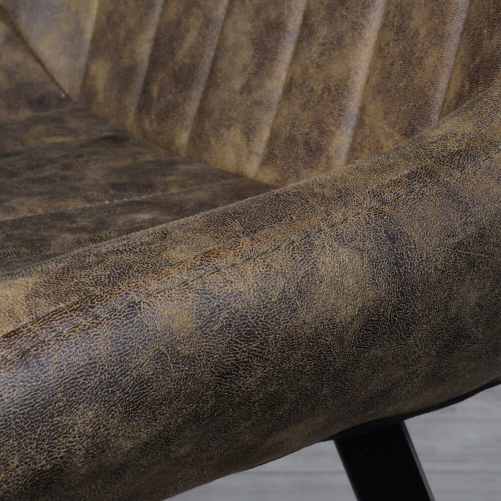 Eetkamerstoel Susta donkergroen microvezel eetstoel Eetkamerstoel Susta donkergroen microvezel eetstoel