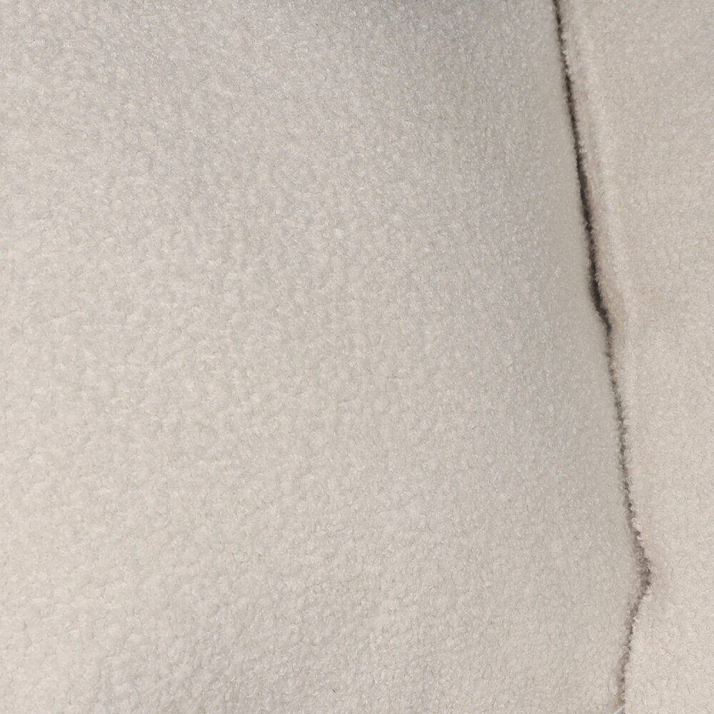 Fauteuil loveseat teddy wit draaibare fauteuil