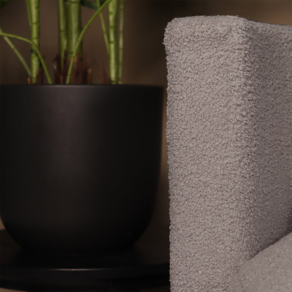 Fauteuil loveseat teddy grijs draaibare fauteuil Fauteuil loveseat teddy grijs draaibare fauteuil