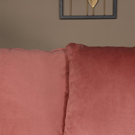 Lizzely Garden & Living Fauteuil loveseat velvet oud roze draaibare fauteuil Lizzely Garden & Living Fauteuil loveseat velvet oud roze draaibare fauteuil