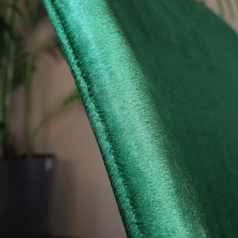 Lizzely Garden & Living Eetkamerstoel Viga donkergroen velvet eetstoel Lizzely Garden & Living Eetkamerstoel Viga donkergroen velvet eetstoel