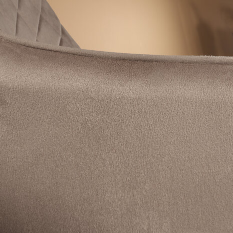Lizzely Garden & Living Eetkamerstoel met armleuning Yurgan velvet taupe Lizzely Garden & Living Eetkamerstoel met armleuning Yurgan velvet taupe