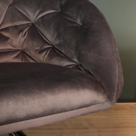 Lizzely Garden & Living Eetkamerstoel draaibaar Willow antraciet velvet eetstoel draaibare stoel Lizzely Garden & Living Eetkamerstoel draaibaar Willow antraciet velvet eetstoel draaibare stoel