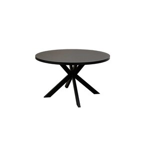 Lizzely Garden & Living Eettafel rond melamine 130cm Sanne zwart ronde tafel Lizzely Garden & Living Eettafel rond melamine 130cm Sanne zwart ronde tafel