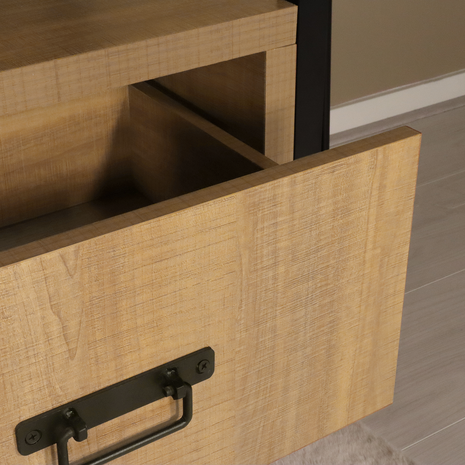 Lizzely Garden & Living TV meubel industrieel melamine Harper 150cm tv kast Lizzely Garden & Living TV meubel industrieel melamine Harper 150cm tv kast