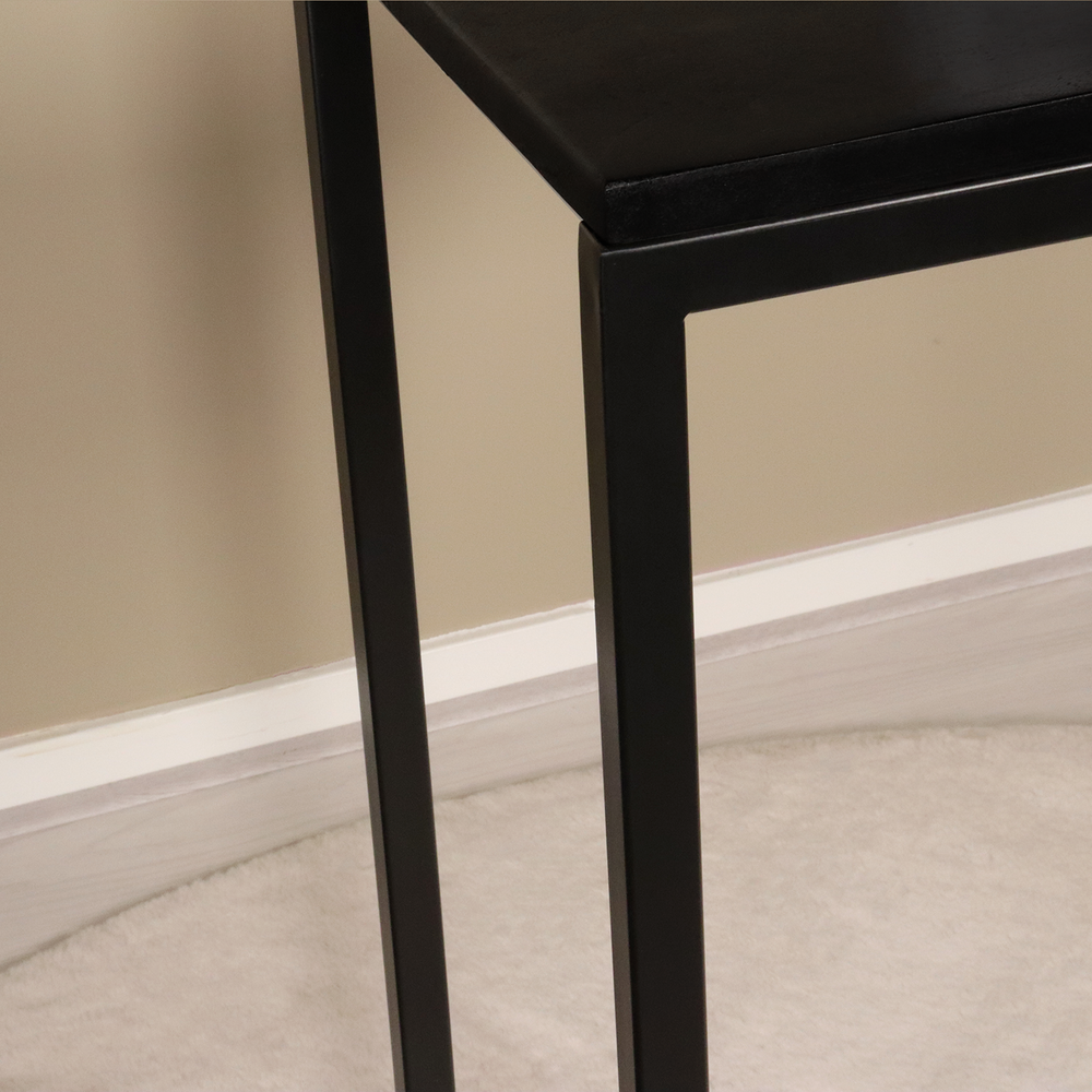 Bijzettafel industrieel Jerry zwart mangohout duurzaam mango side table Bijzettafel industrieel Jerry zwart mangohout duurzaam mango side table