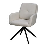 Lizzely Garden & Living Eetkamerstoel draaibaar Lieve gebroken wit draaibare eetstoel Lizzely Garden & Living Eetkamerstoel draaibaar Lieve gebroken wit draaibare eetstoel