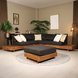 Lizzely Garden & Living Loungeset antraciet Donna met loungetafel met kussen Lizzely Garden & Living Loungeset antraciet Donna met loungetafel met kussen