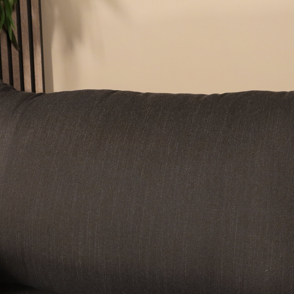 Loungebank antraciet 2-zits acaciahout antraciet Xandra tuinbank