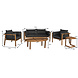 Lizzely Garden & Living Tuinset 4 personen Olivia acaciahout 5 delig Lizzely Garden & Living Tuinset 4 personen Olivia acaciahout 5 delig