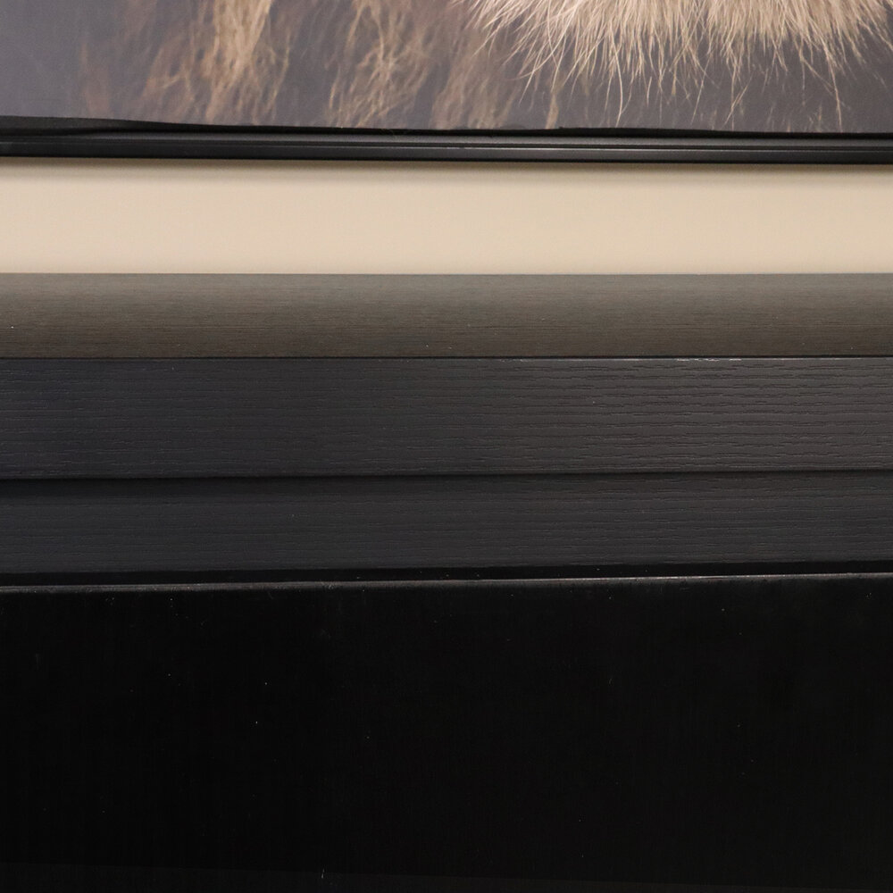 Dressoir melamine Cassie zwart 200cm Dressoir melamine Cassie zwart 200cm