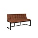 Lizzely Garden & Living Eetkamerbank 160cm Vito cognac microvezel Lizzely Garden & Living Eetkamerbank 160cm Vito cognac microvezel
