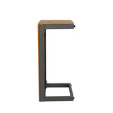 Lizzely Garden & Living Salontafel aluminium en acaciahout Darcio bijzettafel Lizzely Garden & Living Salontafel aluminium en acaciahout Darcio bijzettafel