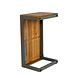 Lizzely Garden & Living Salontafel aluminium en acaciahout Darcio bijzettafel Lizzely Garden & Living Salontafel aluminium en acaciahout Darcio bijzettafel