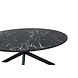Lizzely Garden & Living Eettafel ovaal 210cm Jovi marmer zwart ovale tafel Lizzely Garden & Living Eettafel ovaal 210cm Jovi marmer zwart ovale tafel