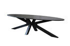 Eettafel ovaal 300cm Rato zwart ovale tafel Eettafel ovaal 300cm Rato zwart ovale tafel