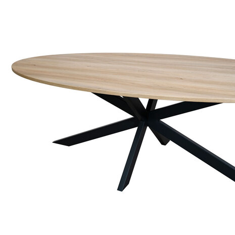 Lizzely Garden & Living Eettafel ovaal 260cm Rato lichtbruin ovale tafel Lizzely Garden & Living Eettafel ovaal 260cm Rato lichtbruin ovale tafel