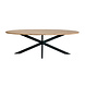 Lizzely Garden & Living Eettafel ovaal 260cm Rato bruin ovale tafel Lizzely Garden & Living Eettafel ovaal 260cm Rato bruin ovale tafel