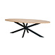 Lizzely Garden & Living Eettafel ovaal 260cm Rato bruin ovale tafel Lizzely Garden & Living Eettafel ovaal 260cm Rato bruin ovale tafel